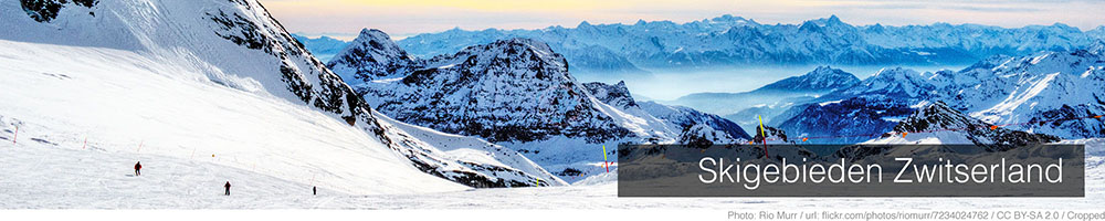 Skigebieden Zwitserland